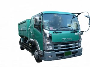 4tコンテナ車<br>高さ 2470／全幅 2200／全長 6090